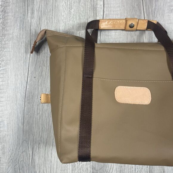 NEW Jon Hart Cooler Saddle Coated Canvas Khaki Sand Tan Western Texas Ice Chest - Picture 2 of 11